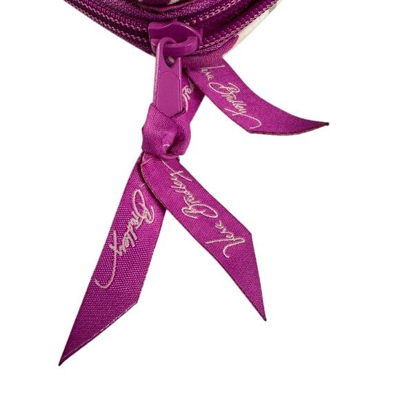 Vera Bradley Julep Tulip Turnlock Wallet Purple Green - Picture 4 of 5